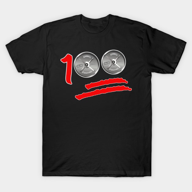 Gym 100 T-Shirt by teamface